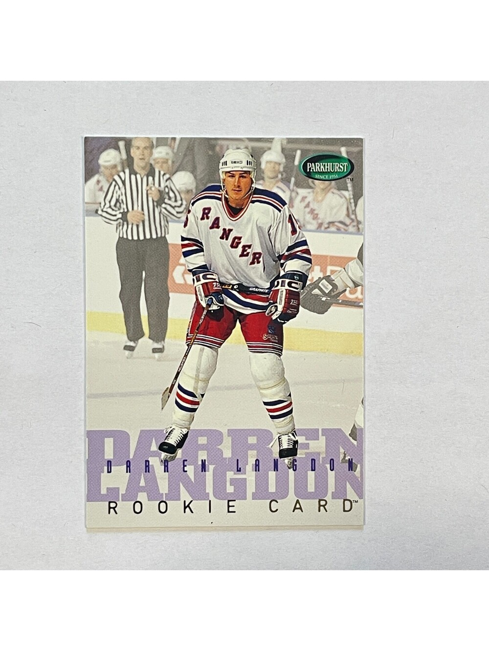 1995-96 Parkhurst #528 Darren Langdon Rookie New York Rangers Card